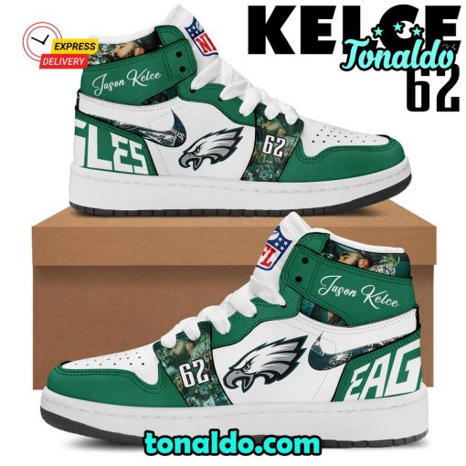 Jason Kelce Philadelphia Eagles Air Jordan 1