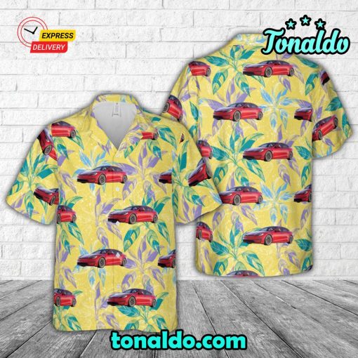 2024 Tesla Model S Hawaiian Shirt