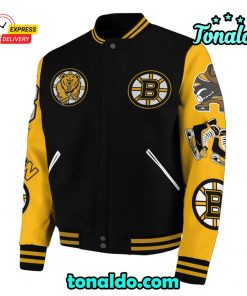 Boston Bruins City Baseball Jacket