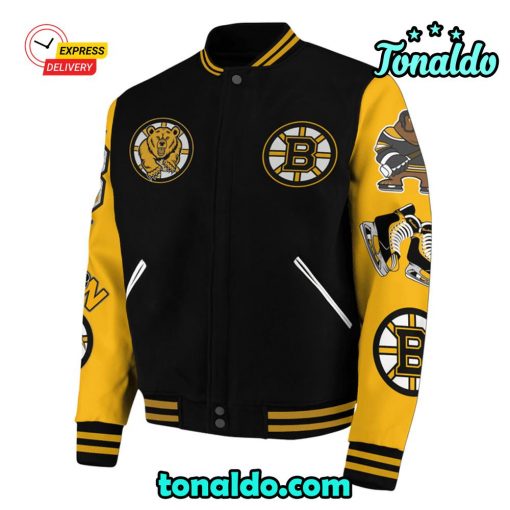 Boston Bruins City Baseball Jacket