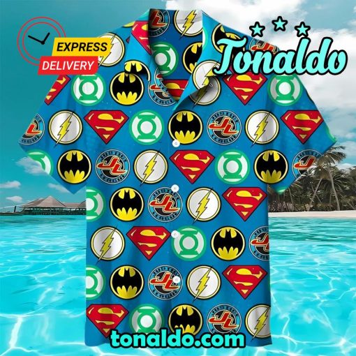 Batman Superman Dc Superheroes Summer Hawaiian Shirt