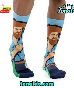 Bob Ross Exploring Color Palettes Socks