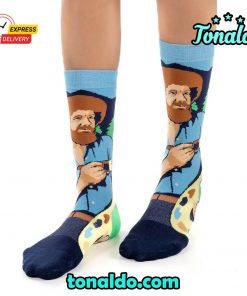 Bob Ross Exploring Color Palettes Socks