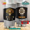 Boston Bruins 100th Anniversary Abstract Flow Stainless Tumbler