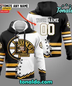 NHL Boston Bruins 100th Anniversary Special Hoodie