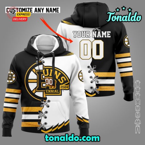 NHL Boston Bruins 100th Anniversary Special Hoodie