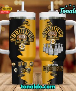 Boston Bruins Celebrating 100 Years Of Boston Bruins Hockey 3D Stanley Tumbler