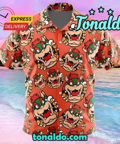 Bowser Super Mario Hawaii Shirt