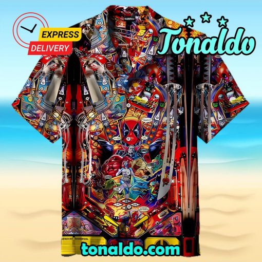 Deadpool Pinball Retro Hawaiian Shirt