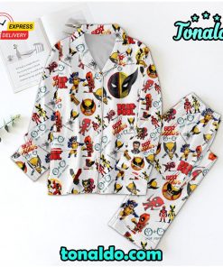 Deadpool x Wolverine Pyjama Set