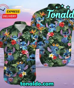 Disney Stitch Hawaiian Shirt, Summer Vacation Hawaiian Shirt