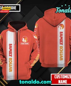 Family Dollar Hoodie Custom Name