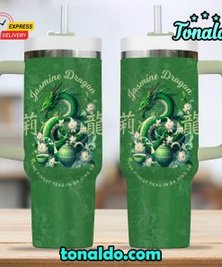 Green Jasmine Dragon Stanley Tumbler