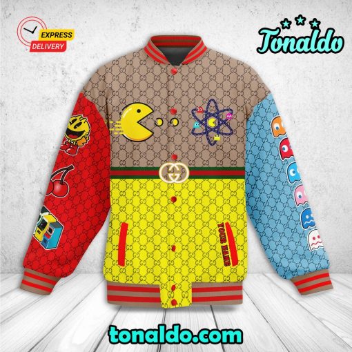 Gucci x Pac Man Baseball Jacket