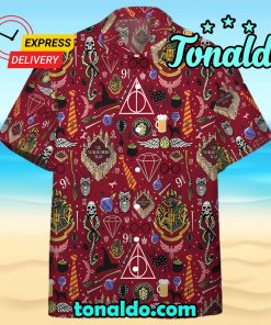 Harry Potter Gryffindor Items Hawaiian Shirt