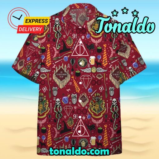 Harry Potter Gryffindor Items Hawaiian Shirt