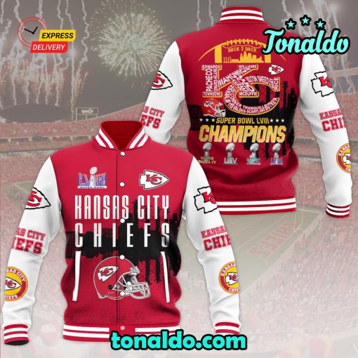 Kansas City Chiefs Baseball Jacket