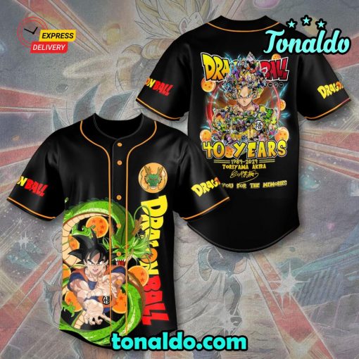 Dragon Ball Z: 40th Anniversary Commemorative Baseball Jersey