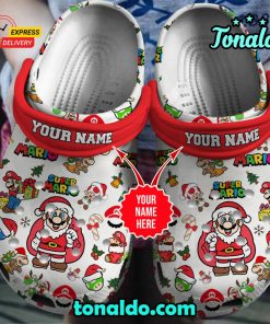 Santa Claus Super Mario Crocs