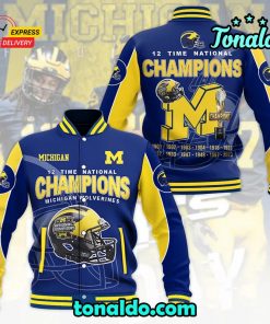 Michigan Wolverines Football Varsity Jacket