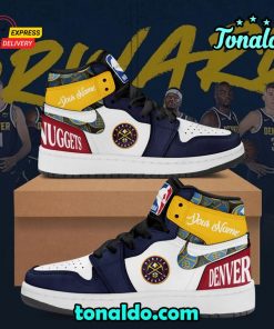 NBA Denver Nuggets Air Jordan 1 High Top