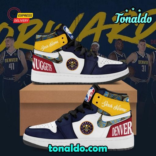 NBA Denver Nuggets Air Jordan 1 High Top