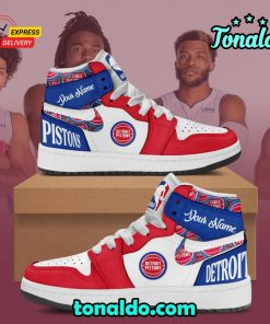 NBA Detroit Pistons Air Jordan 1 High Top