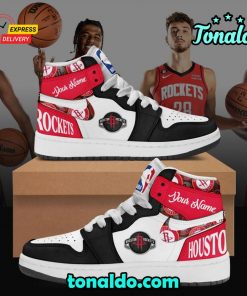 NBA Houston Rockets Air Jordan 1 High Top