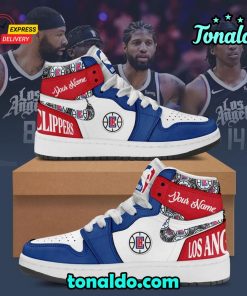 NBA Los Angeles LA Clippers Air Jordan 1 High Top