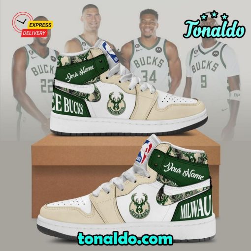 NBA Milwaukee Bucks Air Jordan 1 High Top