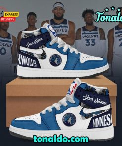 NBA Minnesota Timberwolves Air Jordan 1 High Top