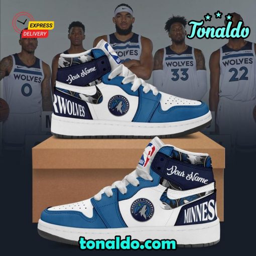 NBA Minnesota Timberwolves Air Jordan 1 High Top