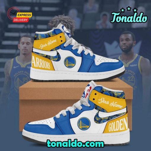 NBA Golden State Warriors Air Jordan 1 High Top