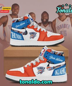 NBA Oklahoma City Thunder Air Jordan 1 High Top