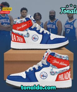 NBA Philadelphia 76ers Air Jordan 1 High Top