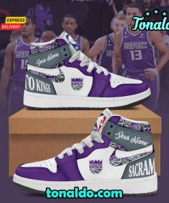 NBA Sacramento Kings Air Jordan 1 High Top