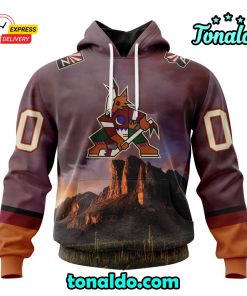 NHL Arizona Coyotes Special Design With Sonoran Desert