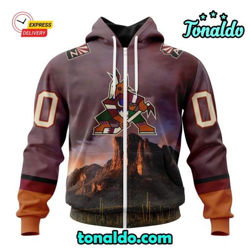 NHL Arizona Coyotes Special Design With Sonoran Desert Hoodie