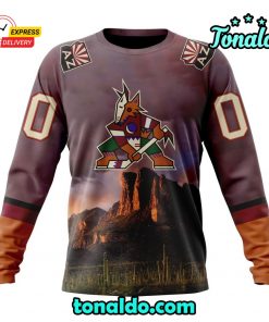 NHL Arizona Coyotes Special Design With Sonoran Desert