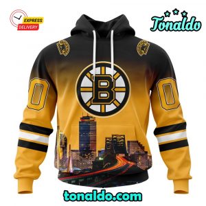 NHL Boston Bruins Special Design With Cityscape