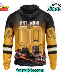 NHL Boston Bruins Special Design With Cityscape