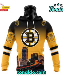 NHL Boston Bruins Special Design With Cityscape