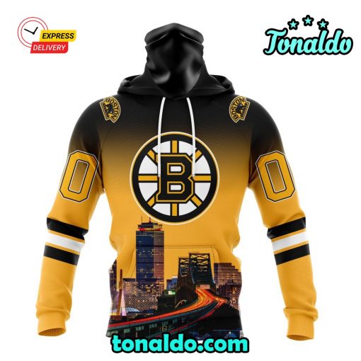 NHL Boston Bruins Special Design With Cityscape Hoodie