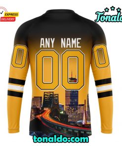 NHL Boston Bruins Special Design With Cityscape