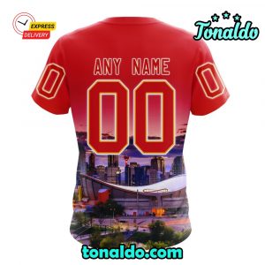 NHL Calgary Flames Special Design With City Skyline