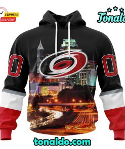 NHL Carolina Hurricanes Special Design With Downtown Skyline Hoodie