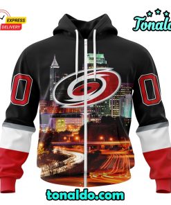 NHL Carolina Hurricanes Special Design With Downtown Skyline Hoodie