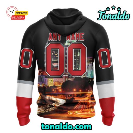 NHL Carolina Hurricanes Special Design With Downtown Skyline Hoodie