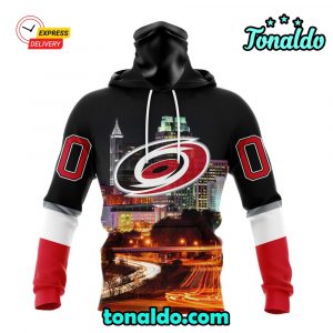 NHL Carolina Hurricanes Special Design With Downtown Skyline