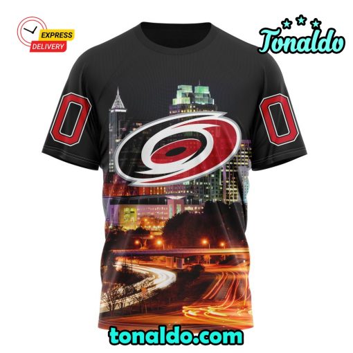 NHL Carolina Hurricanes Special Design With Downtown Skyline Hoodie